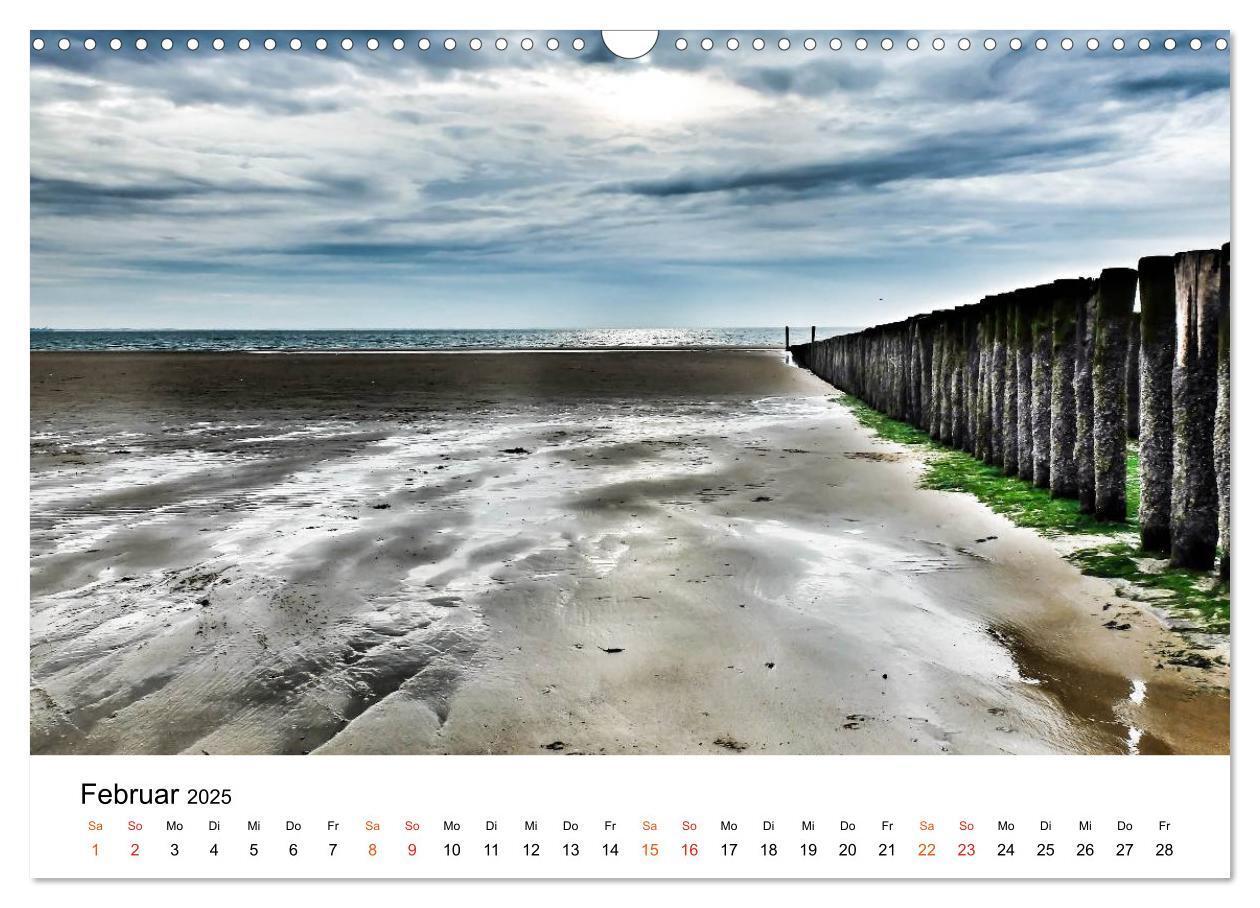 Bild: 9783435510047 | Wieder an der Nordsee (Wandkalender 2025 DIN A3 quer), CALVENDO...