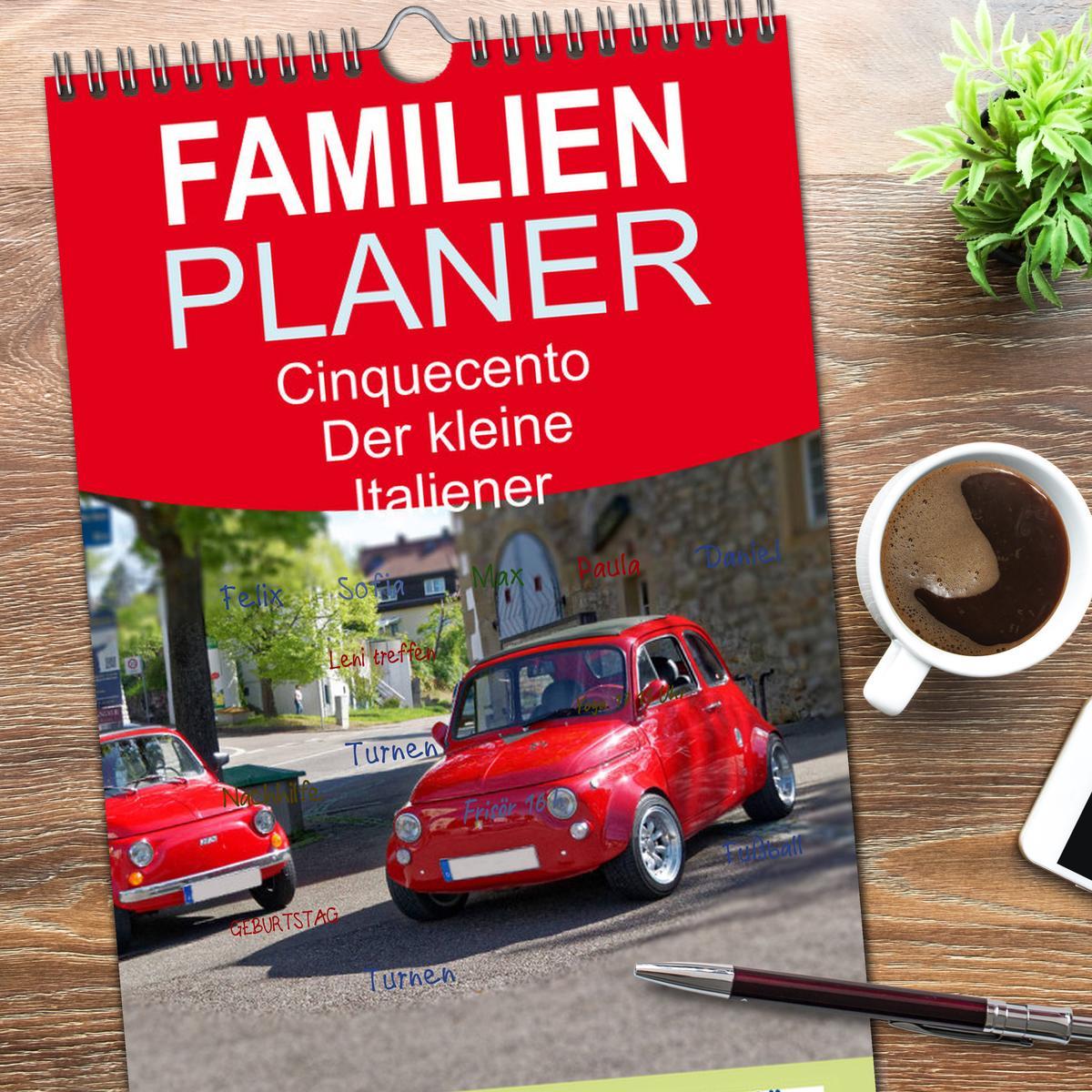 Bild: 9783457113929 | Familienplaner 2025 - Cinquecento Der kleine Italiener - 60 Jahre...