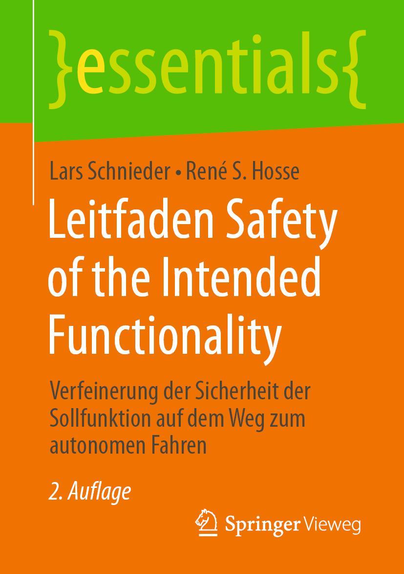 Cover: 9783658300371 | Leitfaden Safety of the Intended Functionality | René S. Hosse (u. a.)