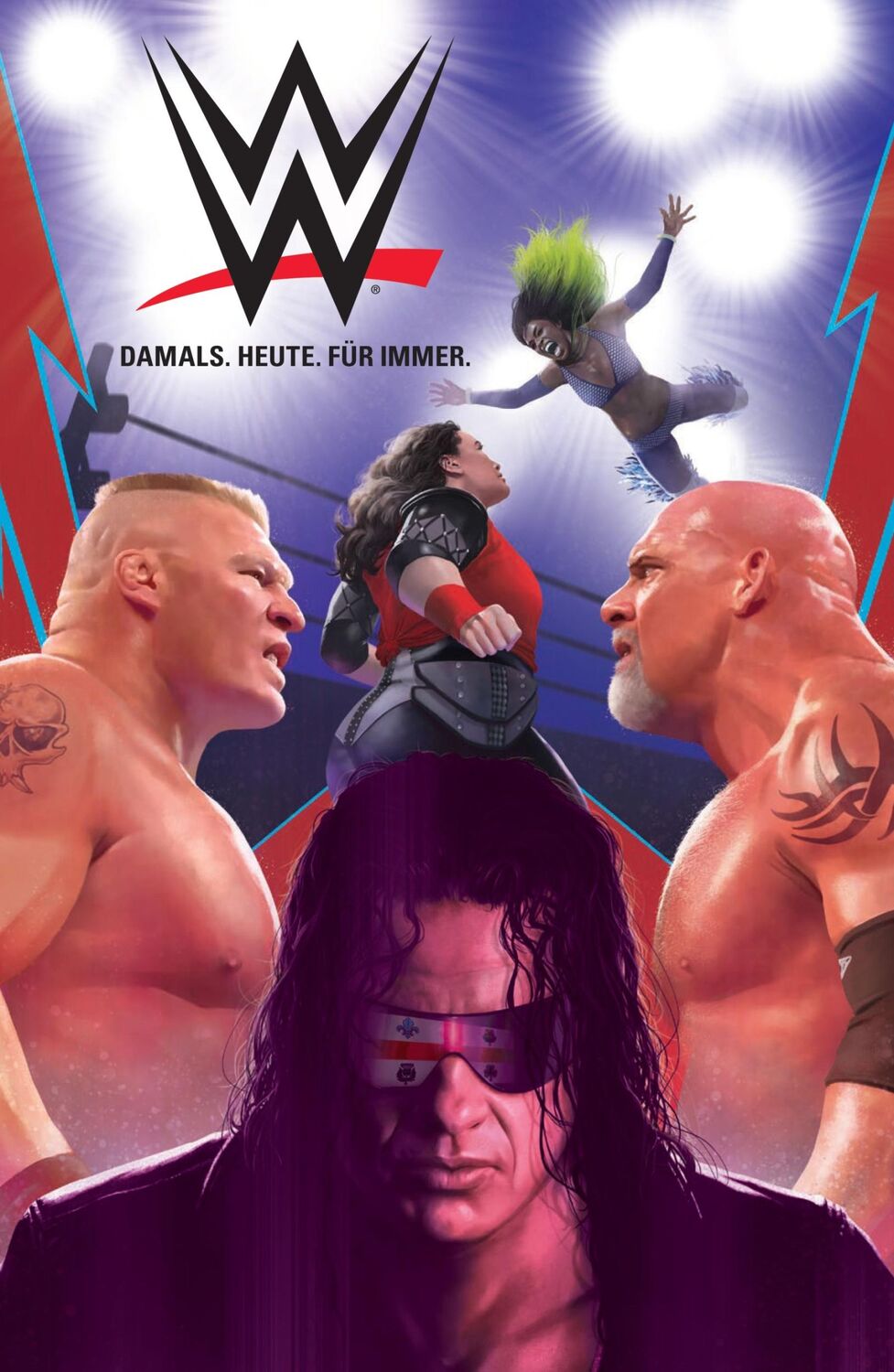 Cover: 9783741617379 | WWE Comics 1: Damals. Heute. Für Immer. | WWE Comics 1 | Hopeless