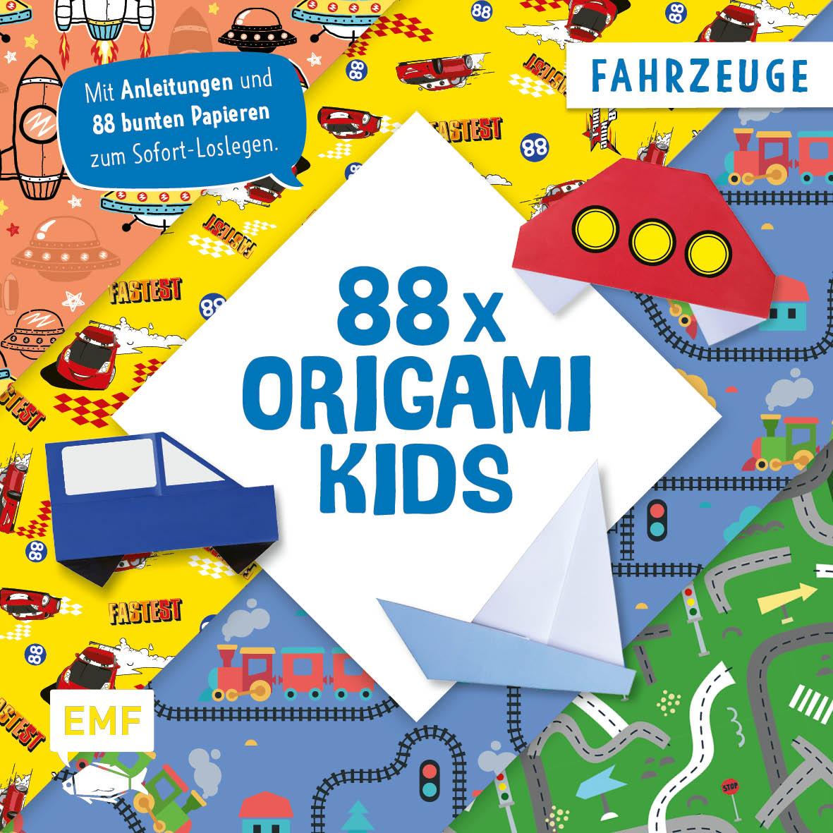 Cover: 9783745926583 | 88 x Origami Kids - Fahrzeuge | Thade Precht | Taschenbuch | 208 S.