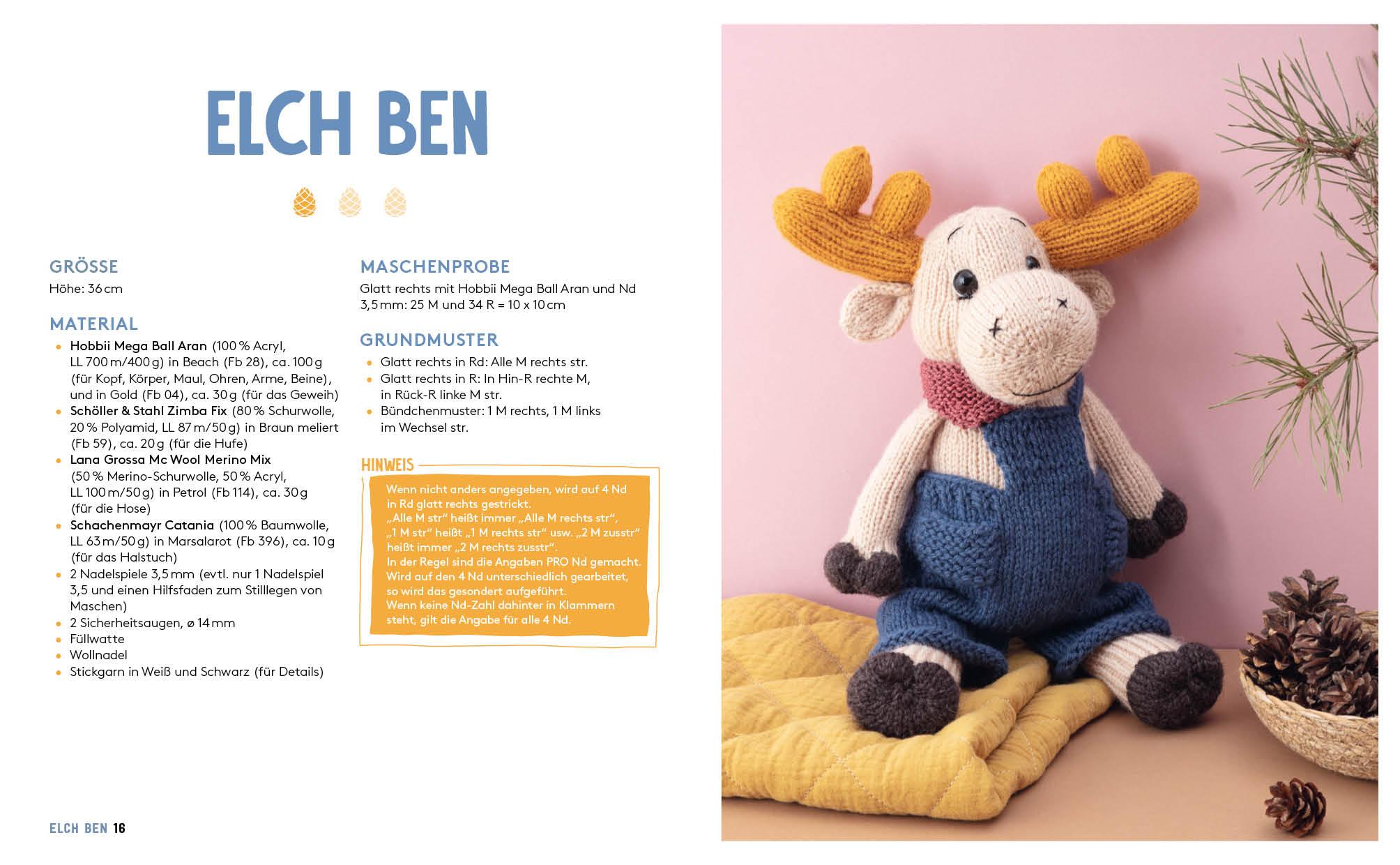 Bild: 9783745912418 | Hej. Kuscheltiere stricken | Marina Hammerle-Niesporek | Taschenbuch