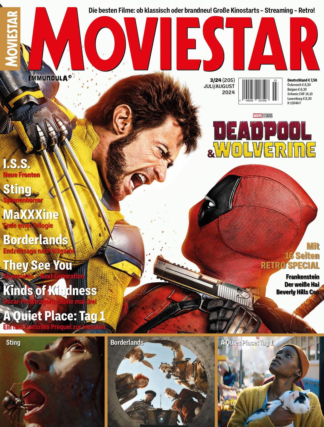 Cover: 9783959365437 | MOVIESTAR | Ausgabe Juli/August 2024 (#205) | Björn Sülter (u. a.)