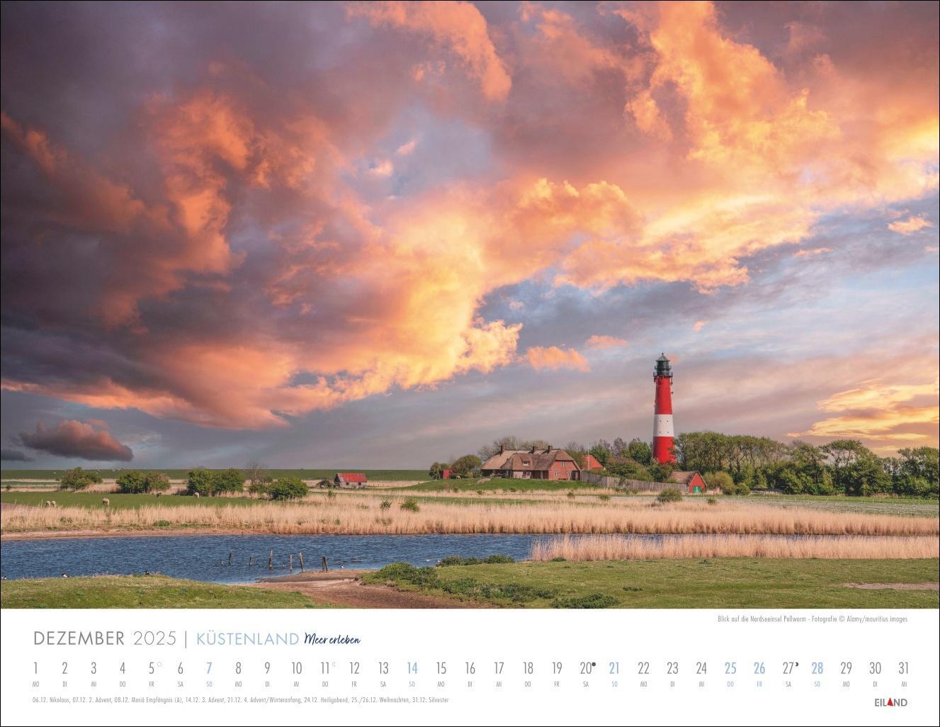 Bild: 9783964023513 | Küstenland Kalender 2025 - Meer erleben | Eiland | Kalender | 13 S.