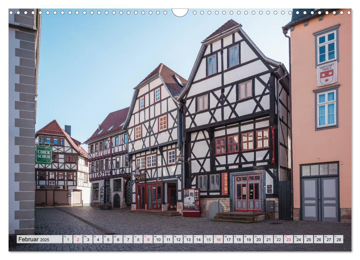 Bild: 9783435176649 | Fachwerk in Schmalkalden (Wandkalender 2025 DIN A3 quer), CALVENDO...