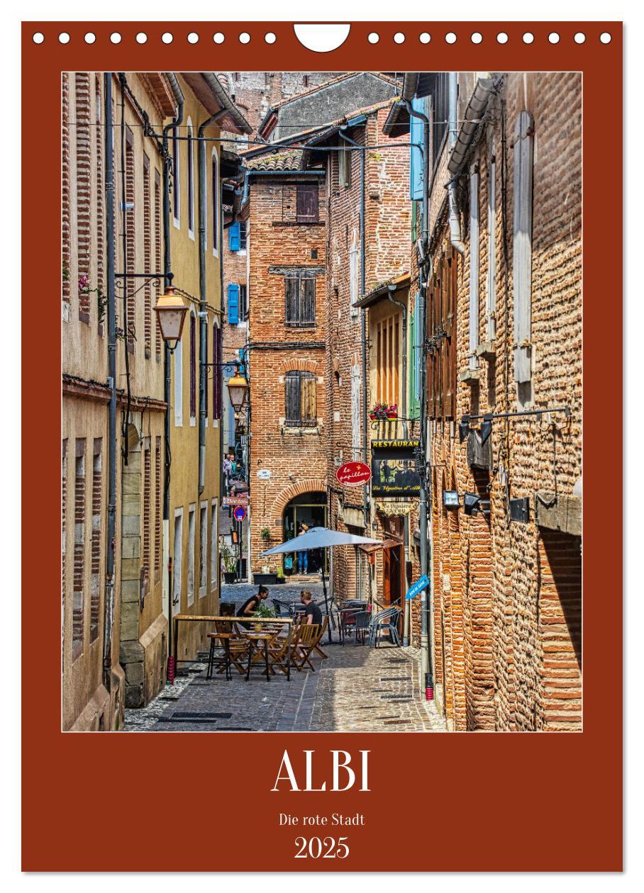 Cover: 9783435858170 | Albi - Die rote Stadt (Wandkalender 2025 DIN A4 hoch), CALVENDO...