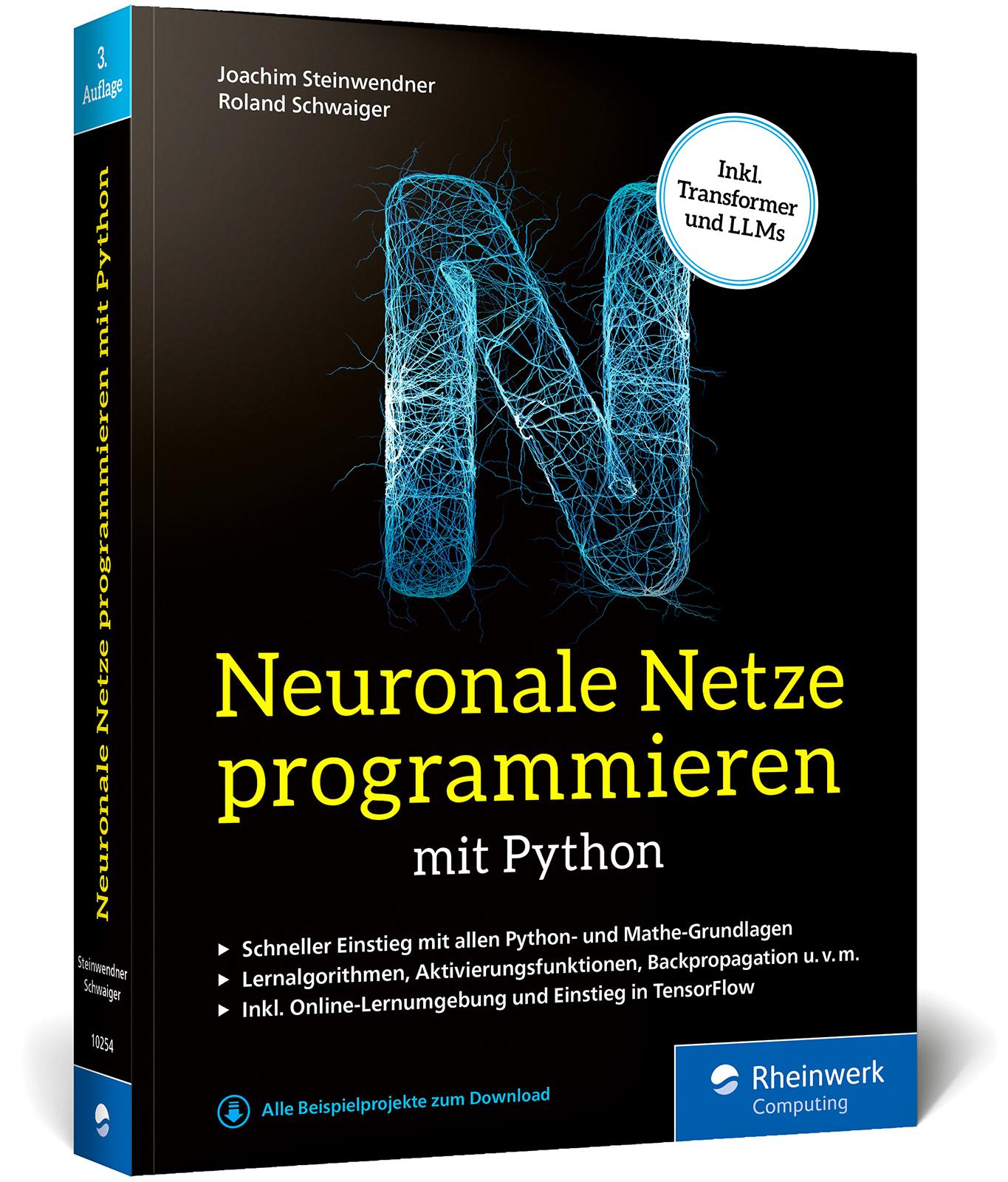 Cover: 9783367102549 | Neuronale Netze programmieren mit Python | Roland Schwaiger (u. a.)