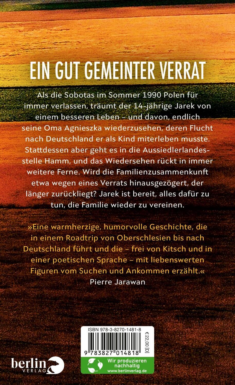 Rückseite: 9783827014818 | Polnischer Abgang | Roman Nominiert für den Literaturpreis Ruhr 2023