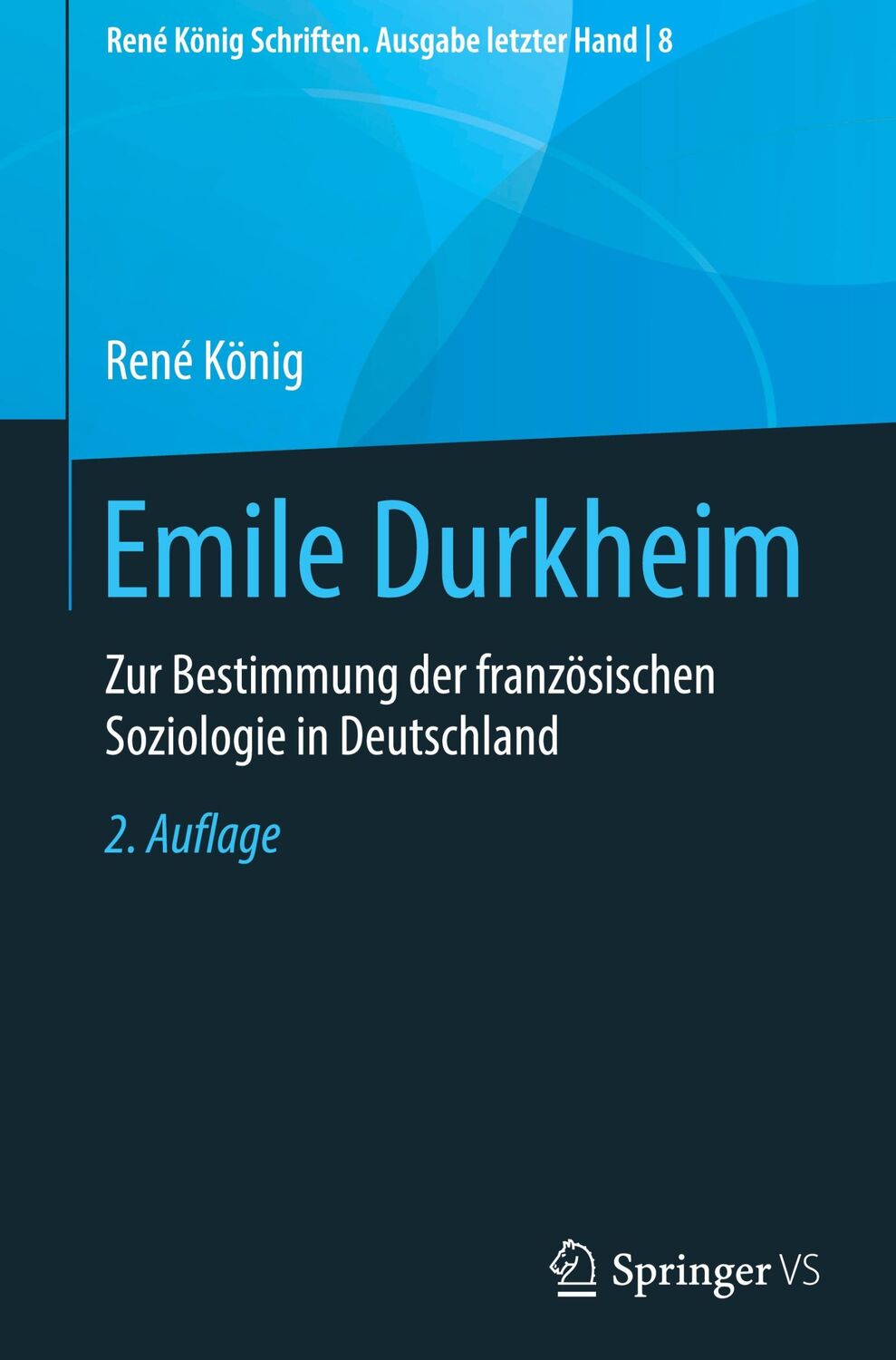 Cover: 9783658282080 | Emile Durkheim | René König | Buch | viii | Deutsch | 2022