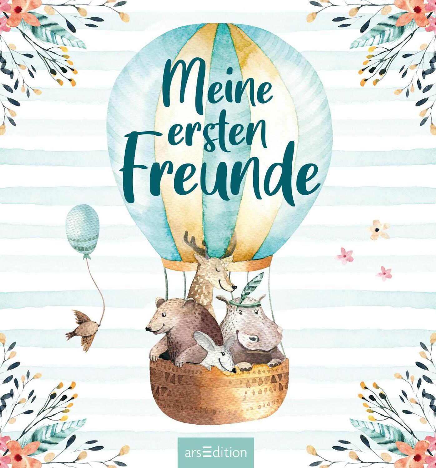 Bild: 4014489126423 | Meine ersten Freunde (Aquarell-Optik) | Buch | Hardcover wattiert