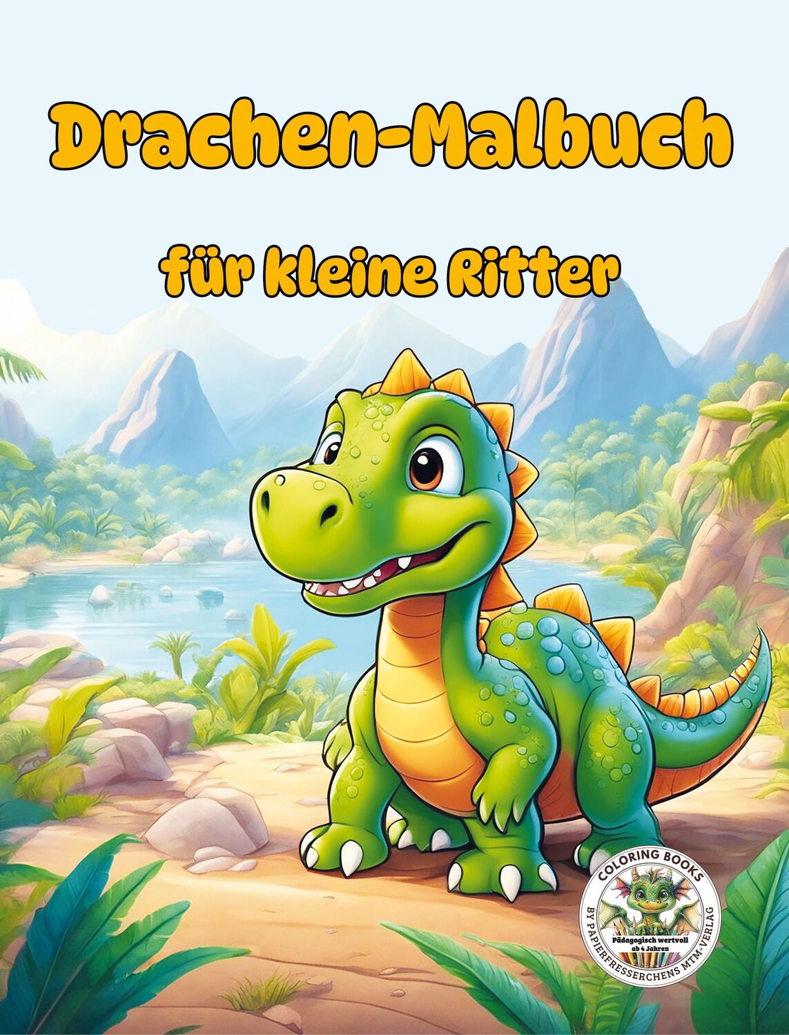 Cover: 9783990512616 | Drachen-Malbuch für kleine Ritter | Nanja Holland | Taschenbuch | 2024