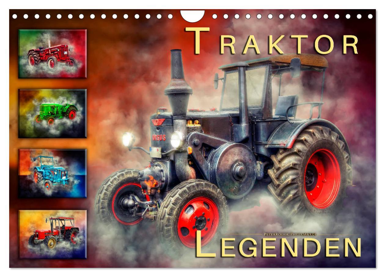 Cover: 9783435327652 | Traktor Legenden (Wandkalender 2025 DIN A4 quer), CALVENDO...