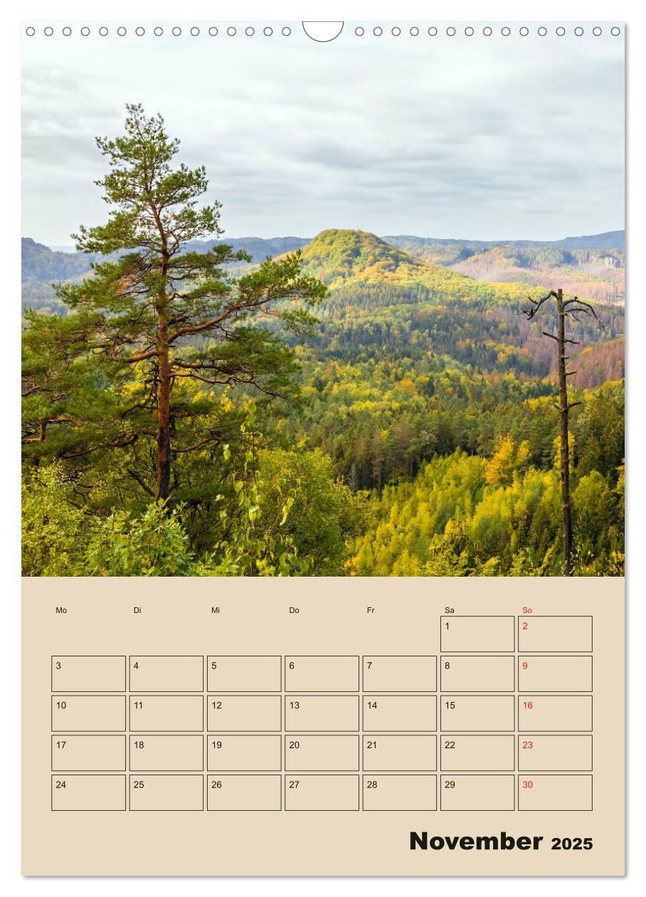 Bild: 9783435971985 | Zauberhafte Sächsische Schweiz (Wandkalender 2025 DIN A3 hoch),...