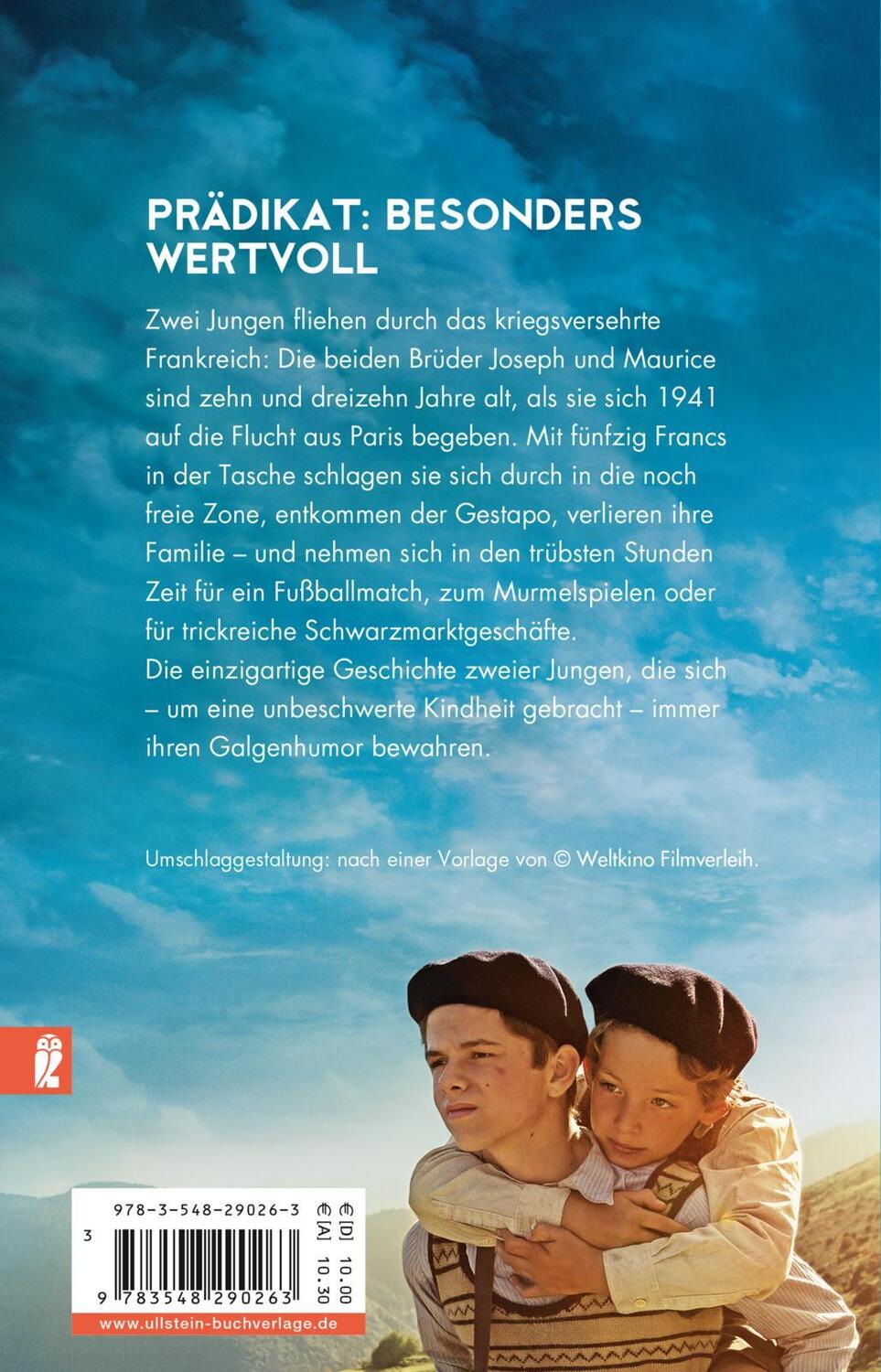 Rückseite: 9783548290263 | Ein Sack voll Murmeln | Joseph Joffo | Taschenbuch | 336 S. | Deutsch