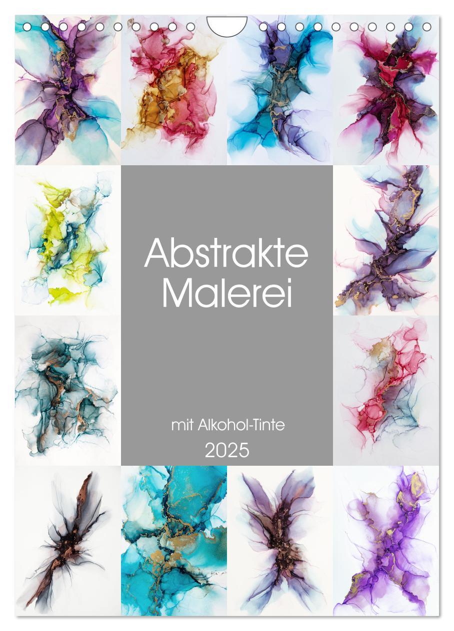 Cover: 9783435922260 | Abstrake Malerei (Wandkalender 2025 DIN A4 hoch), CALVENDO...