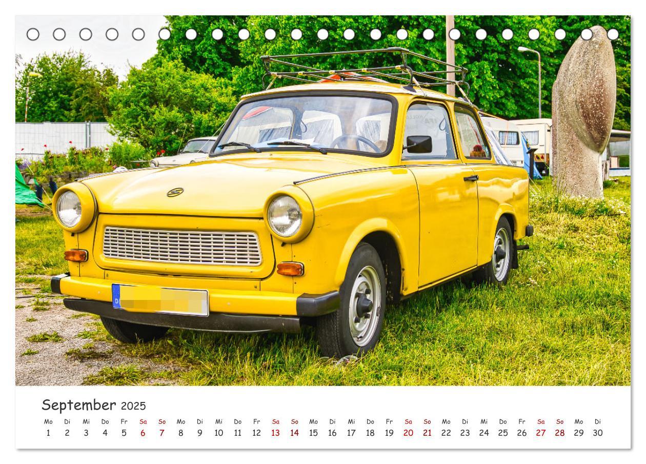 Bild: 9783383964107 | Trabi-Kult (Tischkalender 2025 DIN A5 quer), CALVENDO Monatskalender