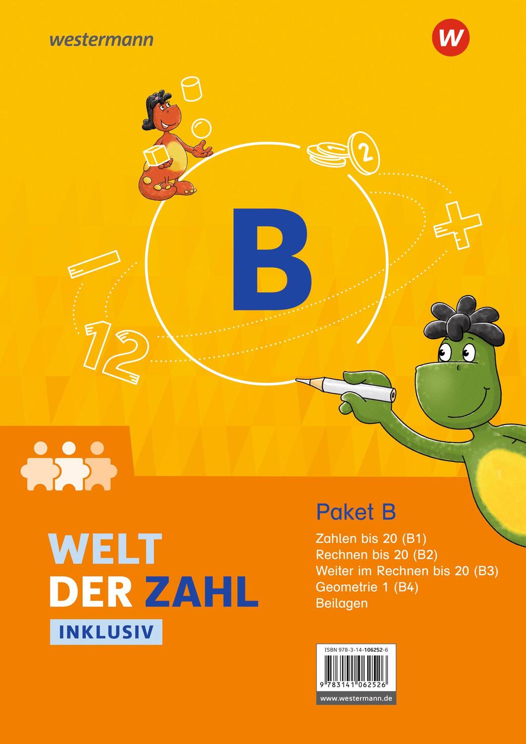 Cover: 9783141062526 | Welt der Zahl Inklusiv. Inklusionspaket B: Hefte B1 bis B4 | Buch