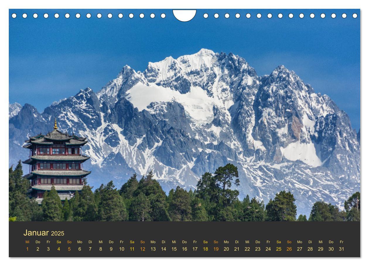 Bild: 9783435387953 | Yunnan - Magische Orte (Wandkalender 2025 DIN A4 quer), CALVENDO...