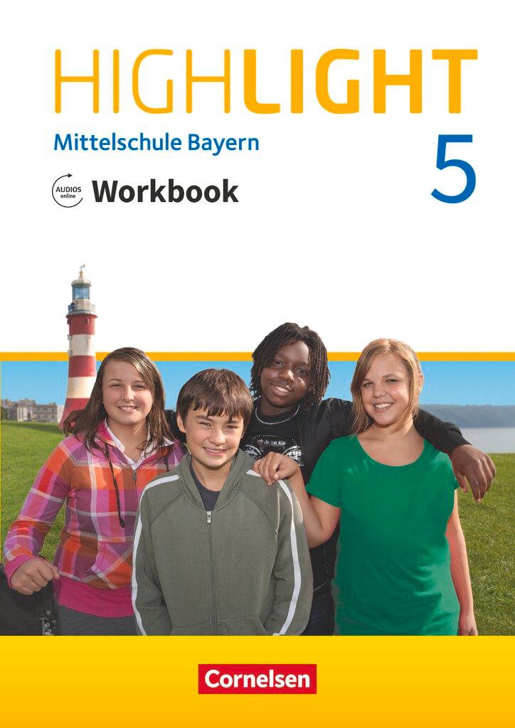 Cover: 9783060333776 | Highlight 5. Jahrgangsstufe - Mittelschule Bayern - Workbook mit...