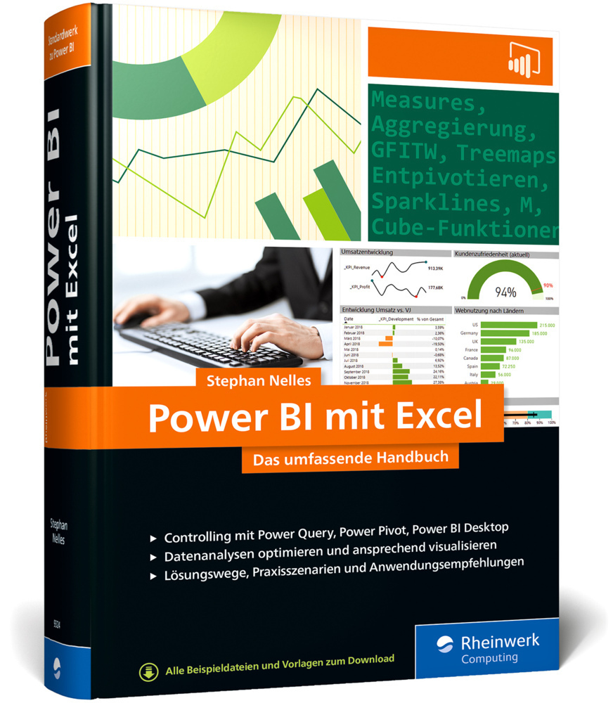 Cover: 9783836293242 | Power BI mit Excel | Stephan Nelles | Buch | 855 S. | Deutsch | 2022