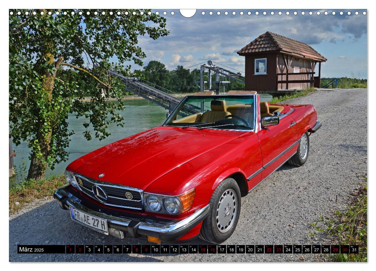 Bild: 9783435208982 | Ein Stern für Amerika - Mercedes Benz 560 SL (Wandkalender 2025 DIN...