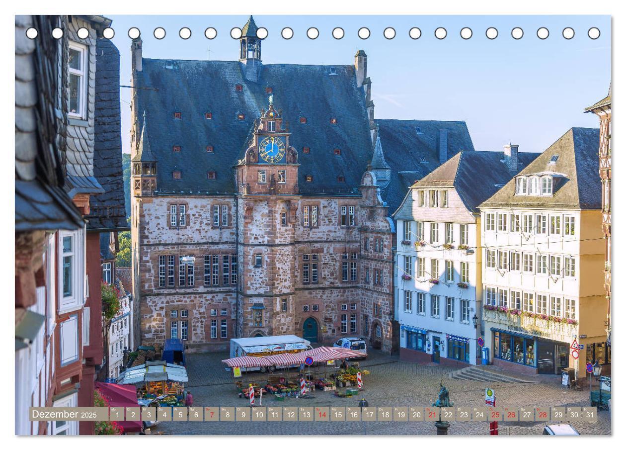 Bild: 9783435333677 | Marburg an der Lahn (Tischkalender 2025 DIN A5 quer), CALVENDO...