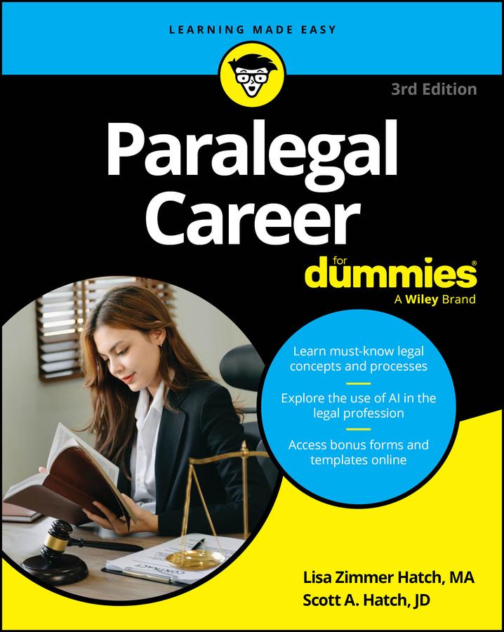 Cover: 9781394299829 | Paralegal Career for Dummies | Lisa Zimmer Hatch (u. a.) | Taschenbuch