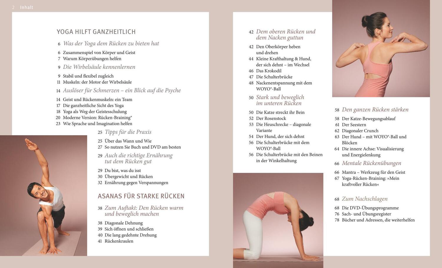 Bild: 9783833848582 | Yoga für den Rücken (mit DVD) | Anna Trökes | Taschenbuch | 80 S.