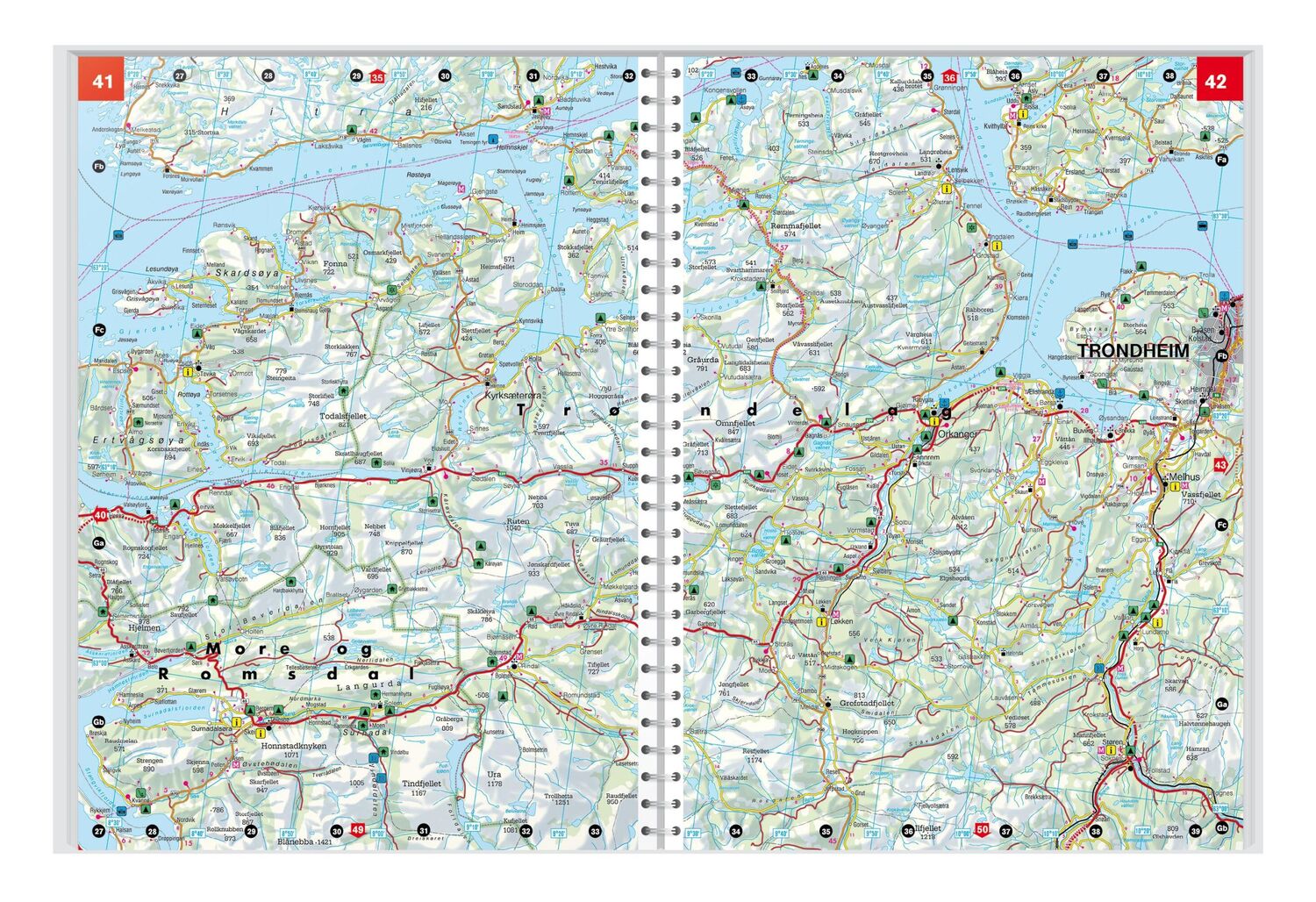 Bild: 9783707922462 | Norwegen, Autoatlas 1:250.000 - 1:400.000, freytag &amp; berndt | Berndt