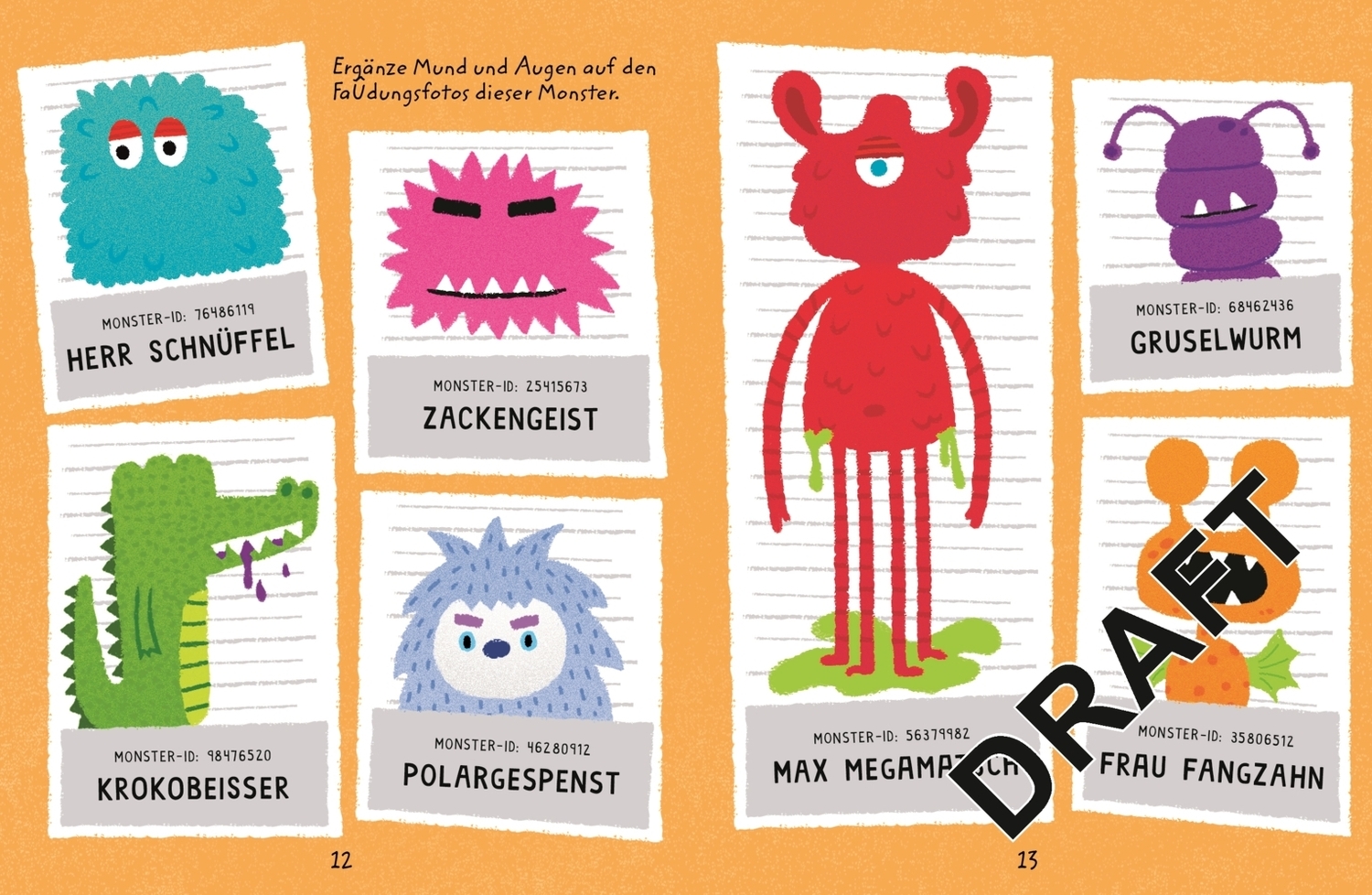 Bild: 9781035700172 | Usborne Minis - Sticker-Kreativbuch: Monster-Gesichter | Sam Smith