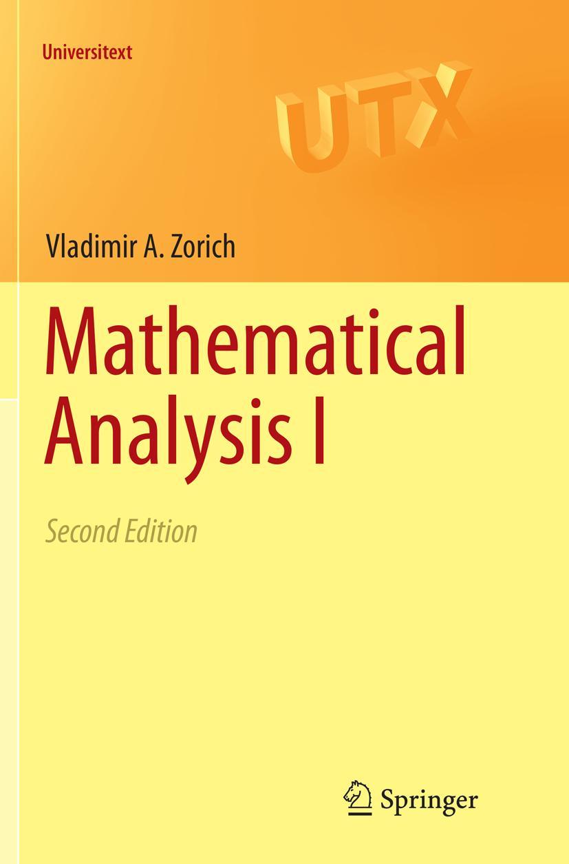 Cover: 9783662569559 | Mathematical Analysis I | V. A. Zorich | Taschenbuch | xx | Englisch