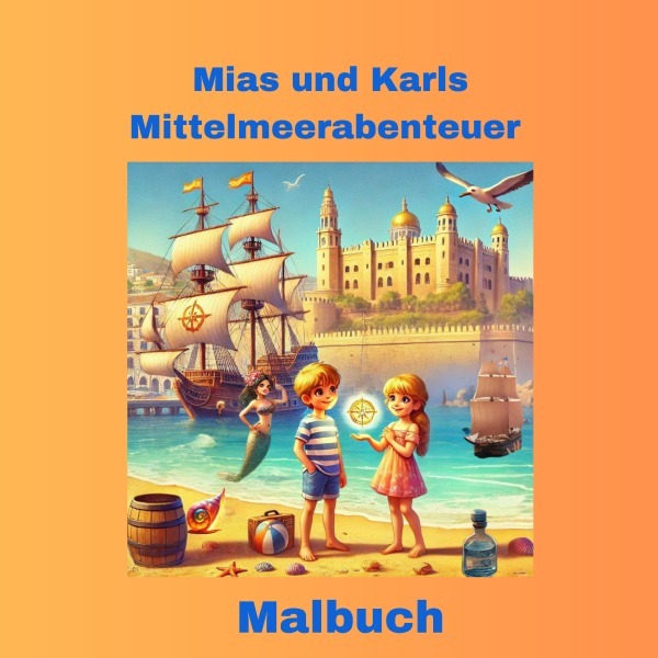 Cover: 9783759857385 | Mias und Karls Mittelmeerabenteuer | Malbuch | Roswitha Malter | Buch