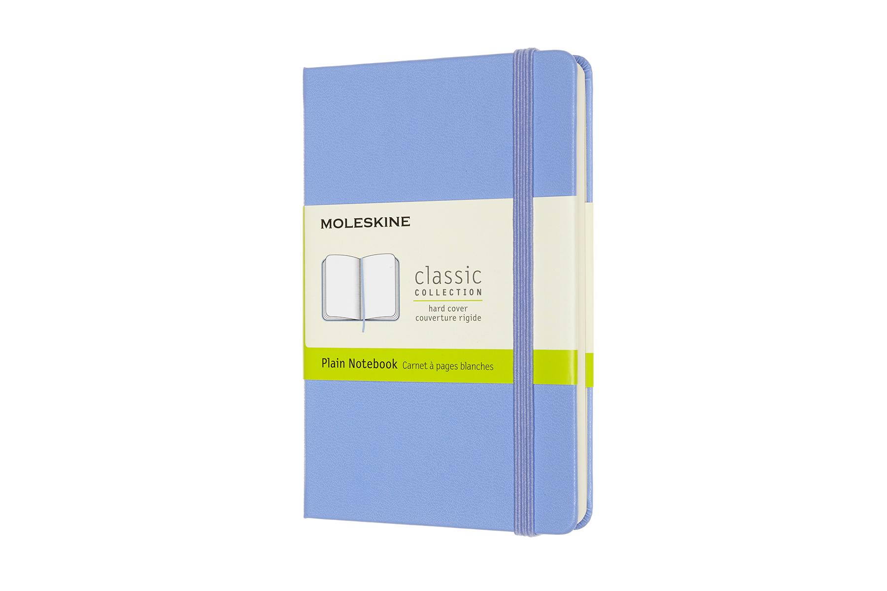 Cover: 8056420850802 | Moleskine Notizbuch Pocket/A6, Blanko, Fester Einband, Hortensien Blau