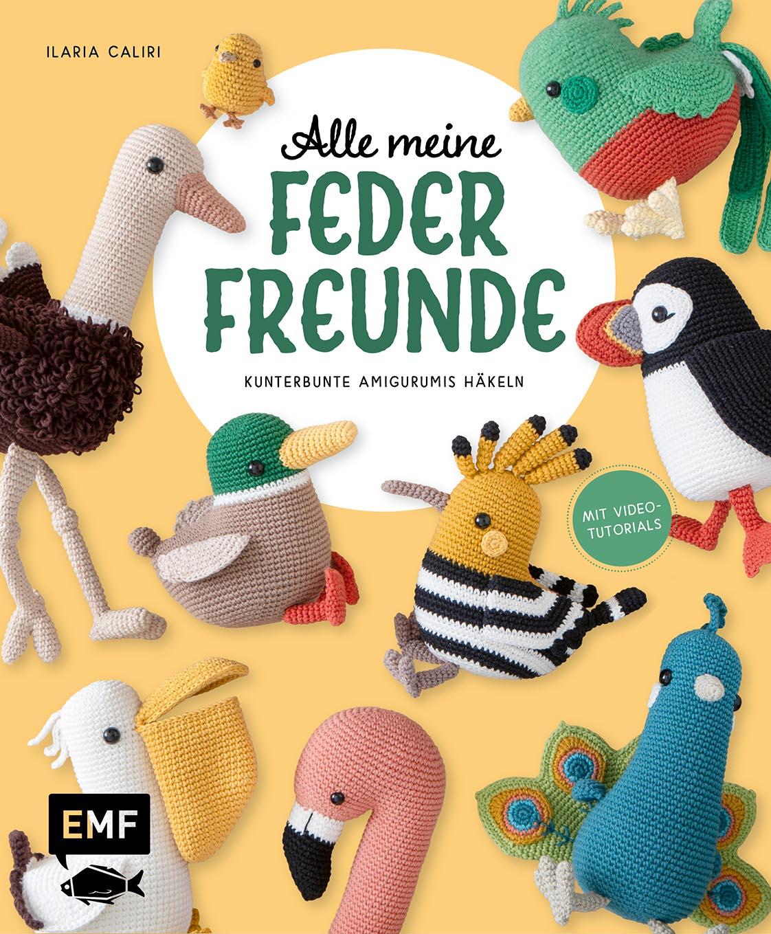 Cover: 9783745926972 | Alle meine Federfreunde: Kunterbunte Amigurumis häkeln Flamingo,...