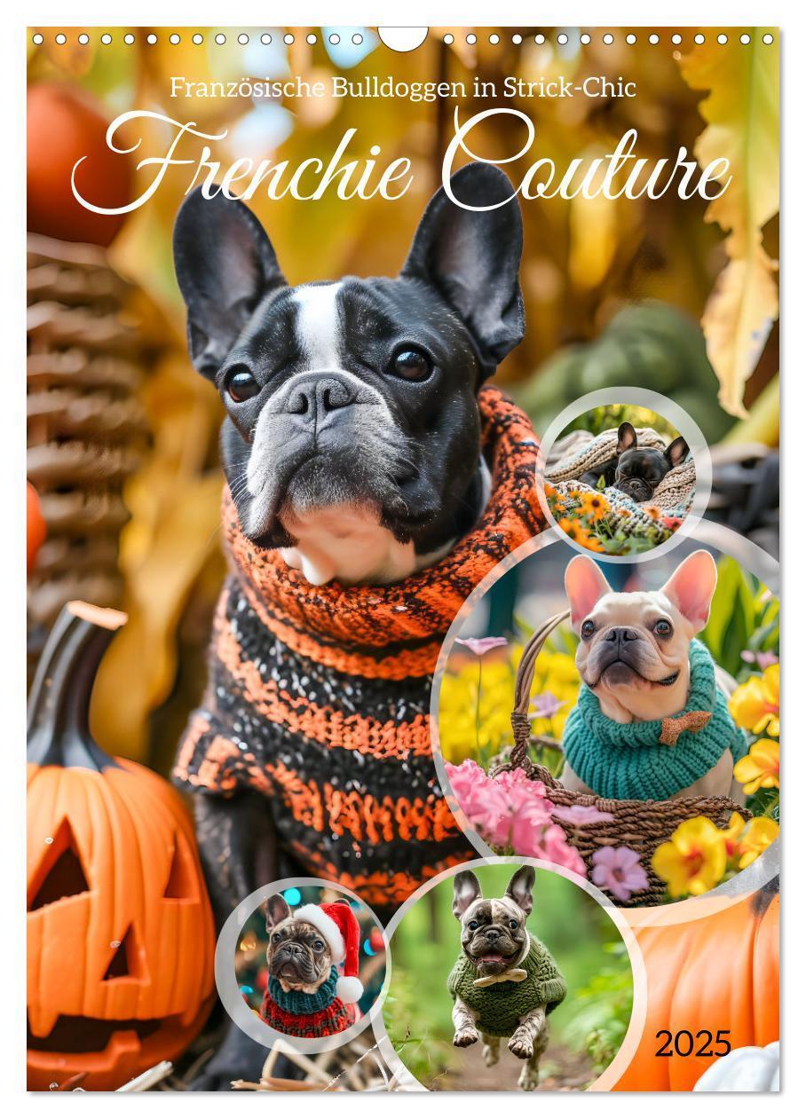 Cover: 9783383770487 | Frenchie Couture - Französische Bulldoggen in Strick-Chic...