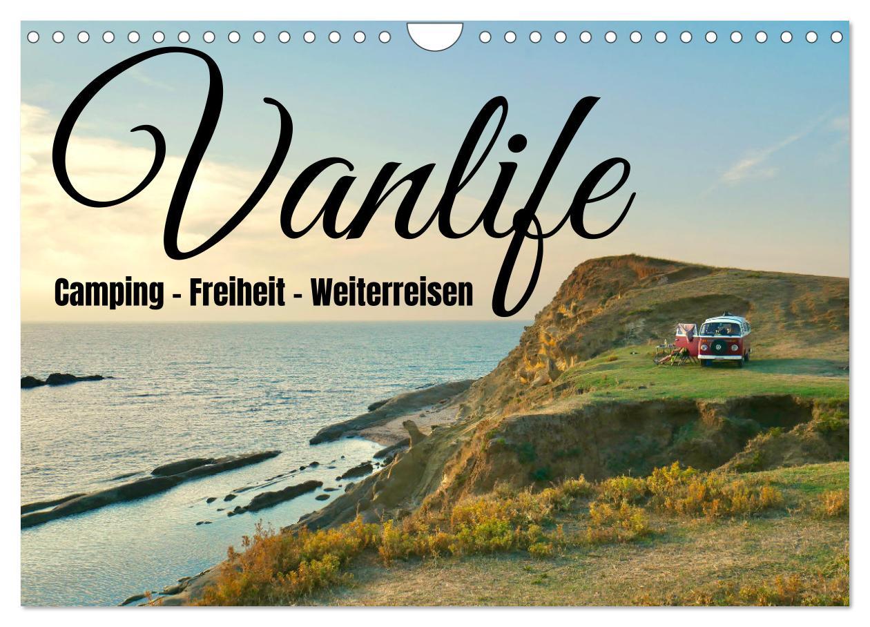 Cover: 9783383973932 | Vanlife, Camping - Freiheit - Weiterreisen (Wandkalender 2025 DIN...