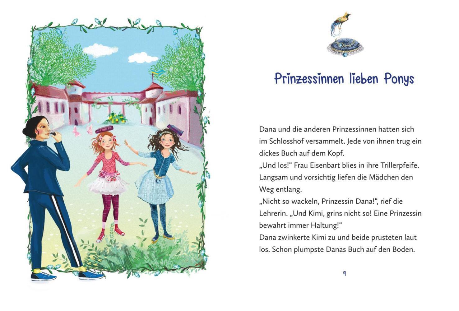 Bild: 9783551654823 | Die Schule der Prinzessinnen 2: Dana lernt reiten | Judith Allert