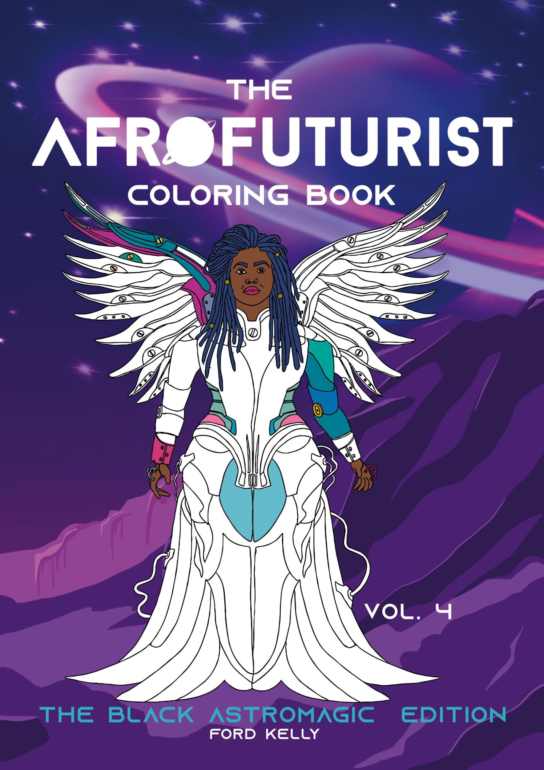 Cover: 9783758331619 | The Afrofuturist Coloring Book Vol 4 | The Black AstroMagic Edition