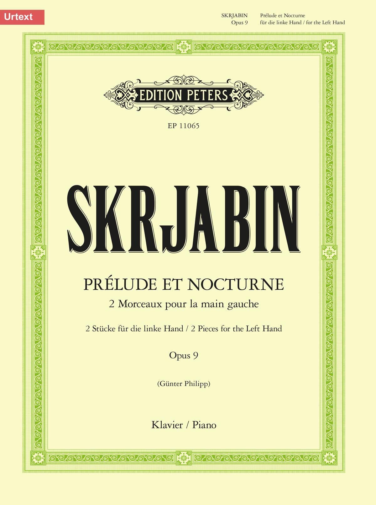 Cover: 9790014107802 | Prelude in C# minor &amp; Nocturne in Db, Op.9 | Gunter Phillipp | Buch