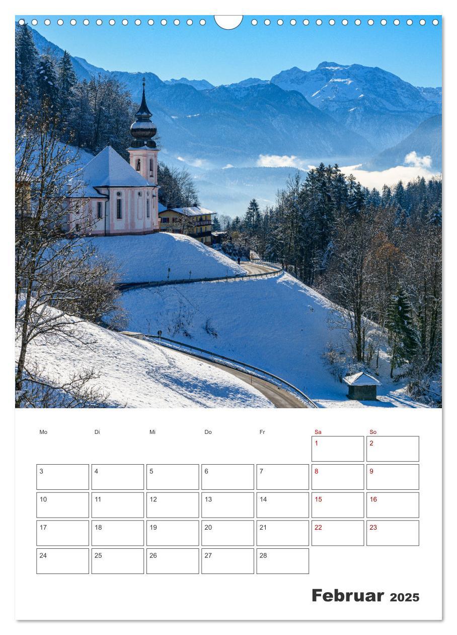 Bild: 9783435909896 | Vier Jahreszeiten im Berchtesgadener Land (Wandkalender 2025 DIN A3...