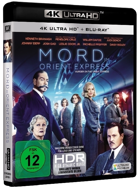 Cover: 4010232072658 | Mord im Orient Express (2017) 4K, 1 UHD-Blu-ray + 1 Blu-ray | Blu-ray