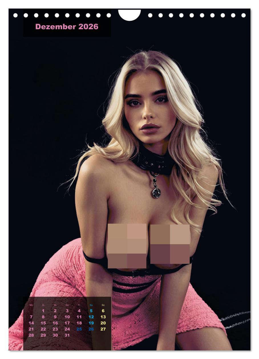 Bild: 9783457257807 | Blonde Girls typisch pink (Wandkalender 2026 DIN A4 hoch), CALVENDO...