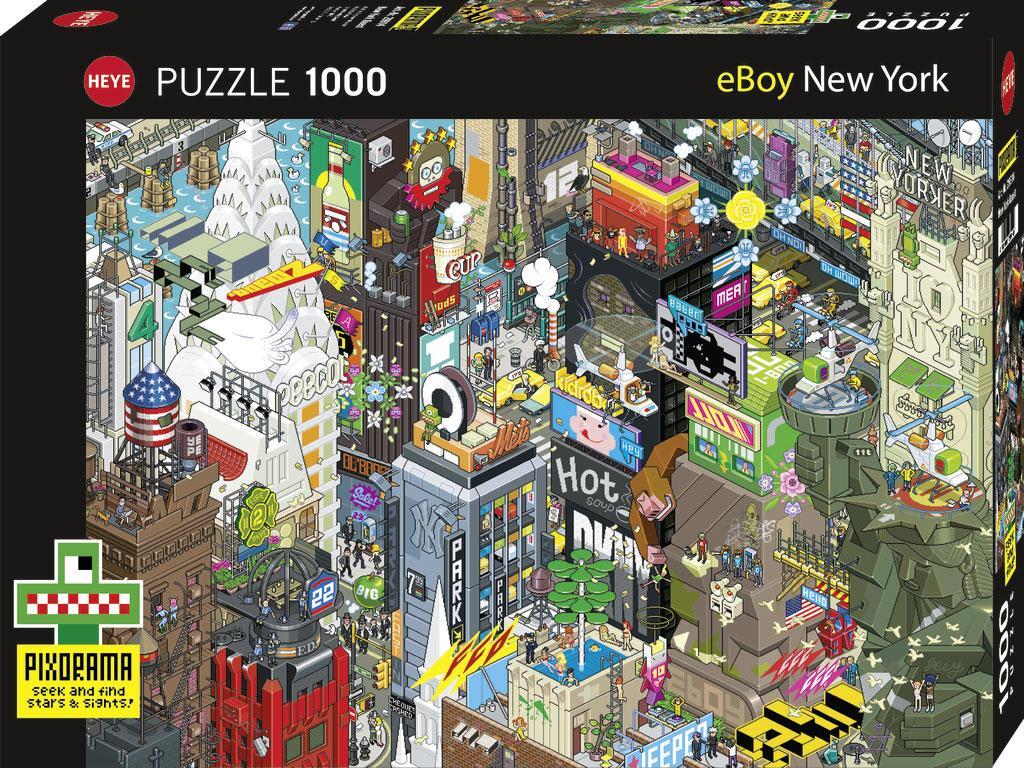 Cover: 4001689299149 | New York Quest | 1000 Teile | eBoy | Spiel | 1000 Teile Puzzle Heye