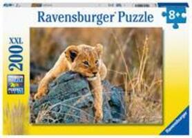 Cover: 4005556129461 | Ravensburger Kinderpuzzle - Kleiner Löwe - 200 Teile Puzzle für...