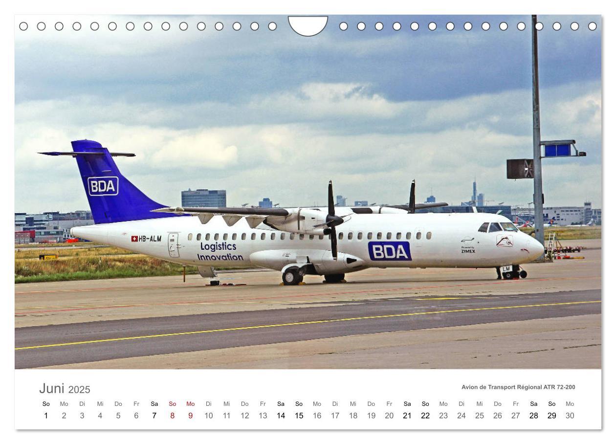 Bild: 9783435130795 | Große und kleine Flieger am Flughafen (Wandkalender 2025 DIN A4...