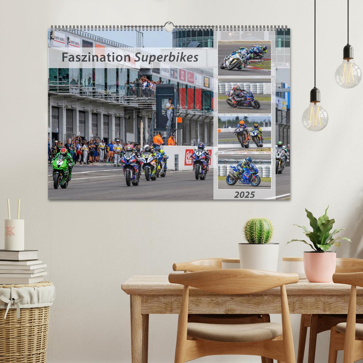 Bild: 9783457158777 | Faszination Superbikes (Wandkalender 2025 DIN A2 quer), CALVENDO...