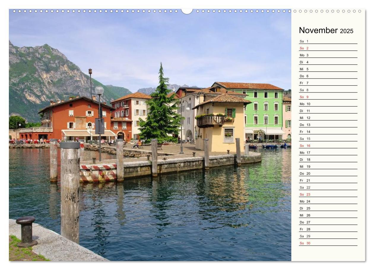 Bild: 9783435530458 | Gardasee (Wandkalender 2025 DIN A2 quer), CALVENDO Monatskalender