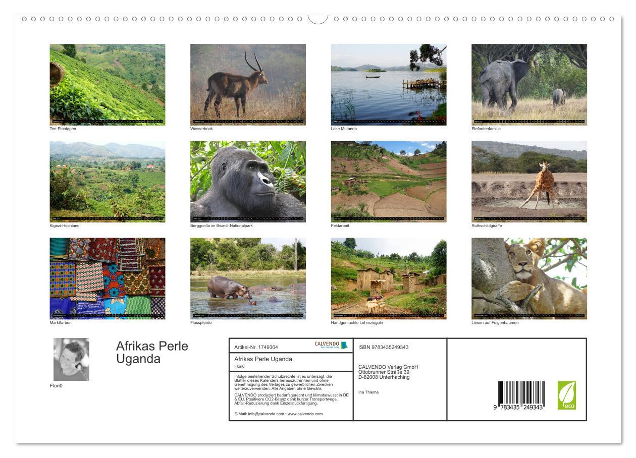 Bild: 9783435249343 | Afrikas Perle Uganda (hochwertiger Premium Wandkalender 2025 DIN A2...