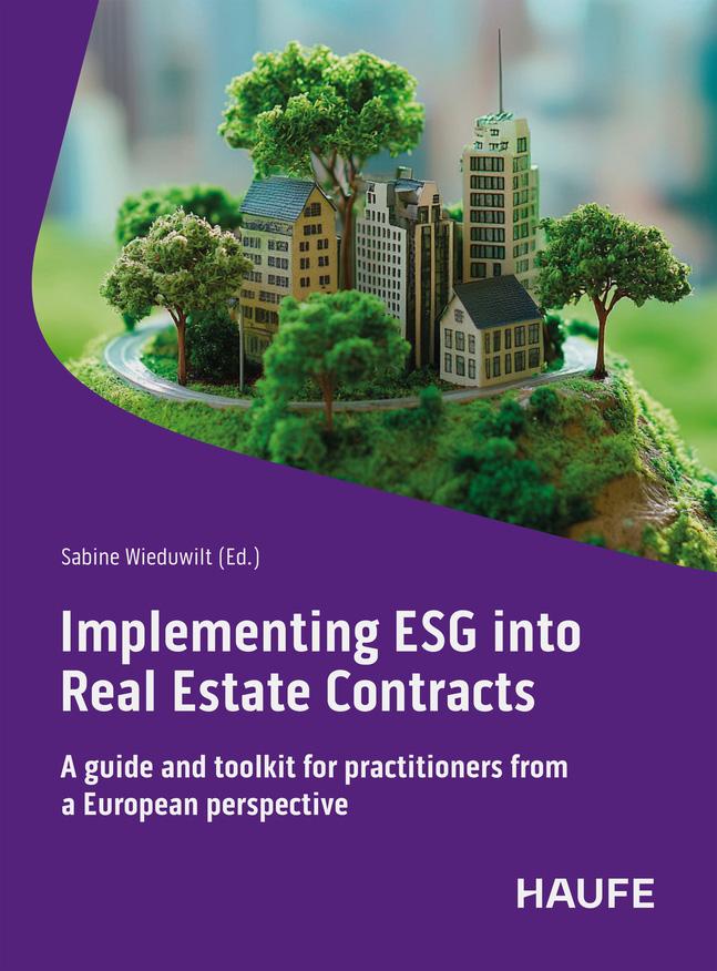 Cover: 9783648181751 | Implementing ESG into Real Estate Contracts | Sabine Wieduwilt | Buch