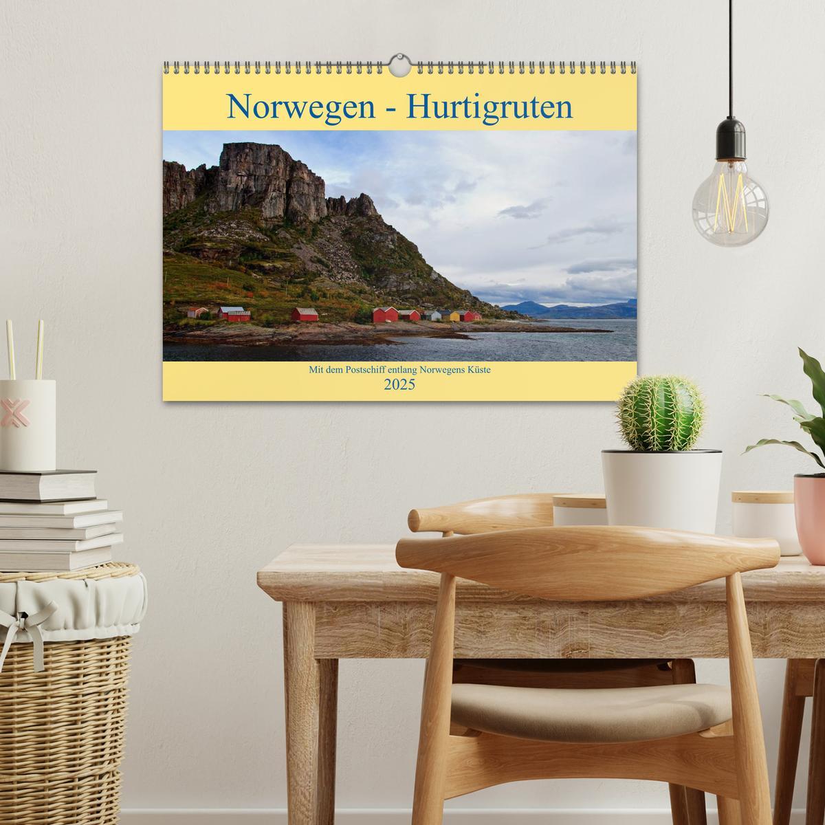 Bild: 9783435800926 | Norwegen - Hurtigruten (Wandkalender 2025 DIN A3 quer), CALVENDO...